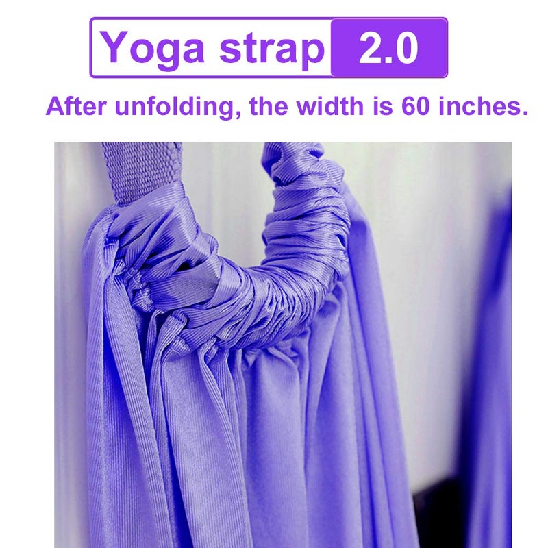 TOCO FREIDO Waist Back Leg Stretch Strap/Yoga Fitness Band, Leg Stretching Assist Trainer, Yoga Stretcher, Back Bend Split Inversion Strap for Fitness, Dance, Ballet, Gymnastics - Image 3